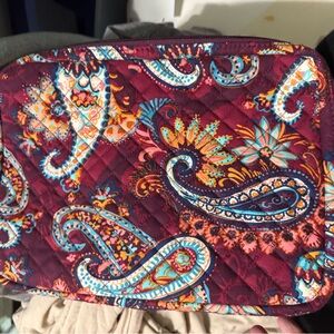 Vera Bradley Paisley Travel Bag - Burgundy and Teal